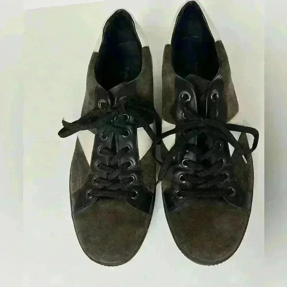 Ermenegildo Zegna Sports Men's Leather/Suede
Athletic Sneakers.